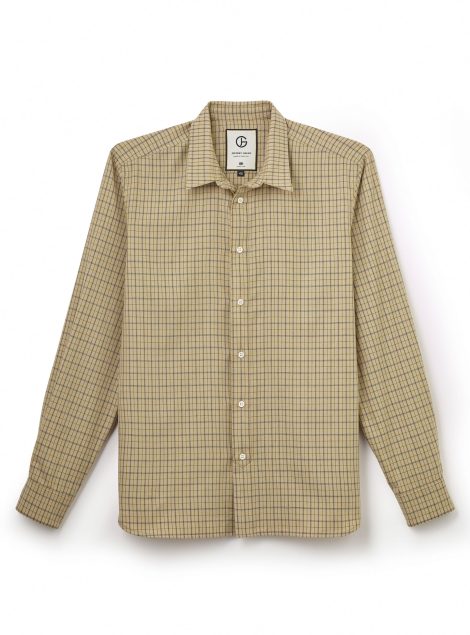 Jeffery Green White & Blue Patterned Shirt