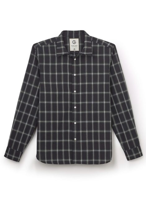 Jeffery Green Black Checked Shirt