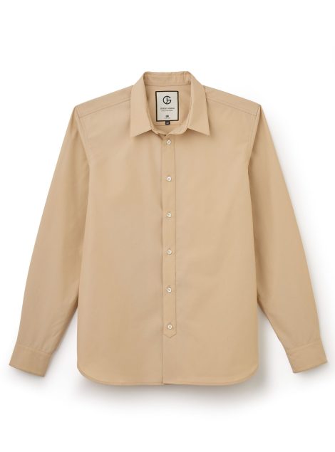 Beige long‑sleeve shirt
